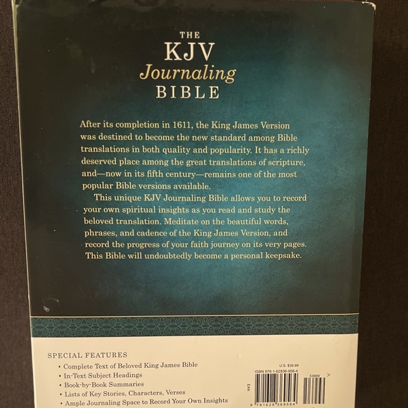 Barbour KJV Journaling Bible - Picture 4 of 6